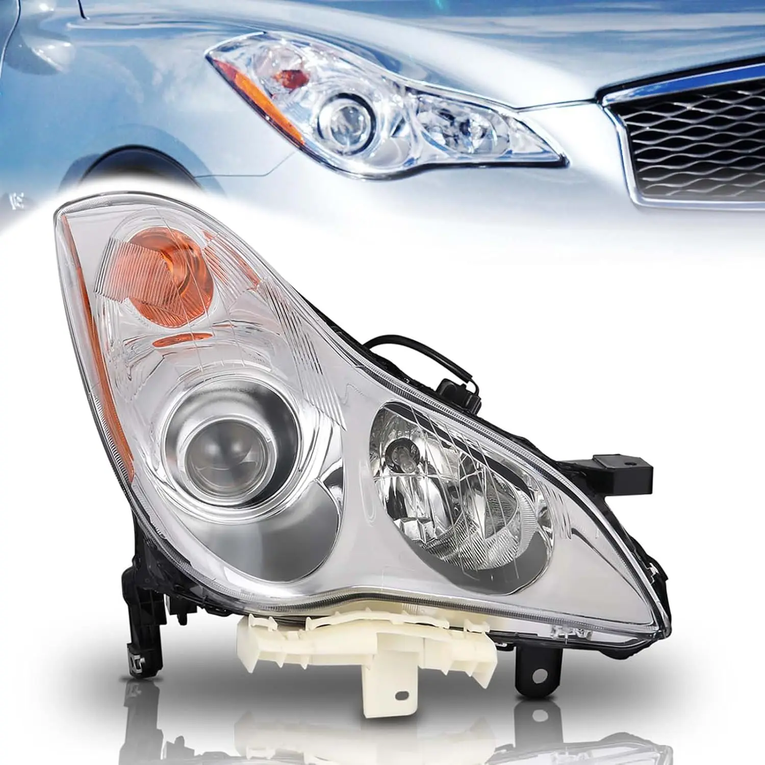 Halogen Headlight Assembly for 2008-2012 Infiniti EX35 14-17 QX50 AFS OEM Headlamp Ballast & Bulbs Included Projector
Halogen Headlight Assembly for 2008-2012 Infiniti EX35 14-17 QX50 AFS OEM Headlamp Ballast & Bulbs Included Projector