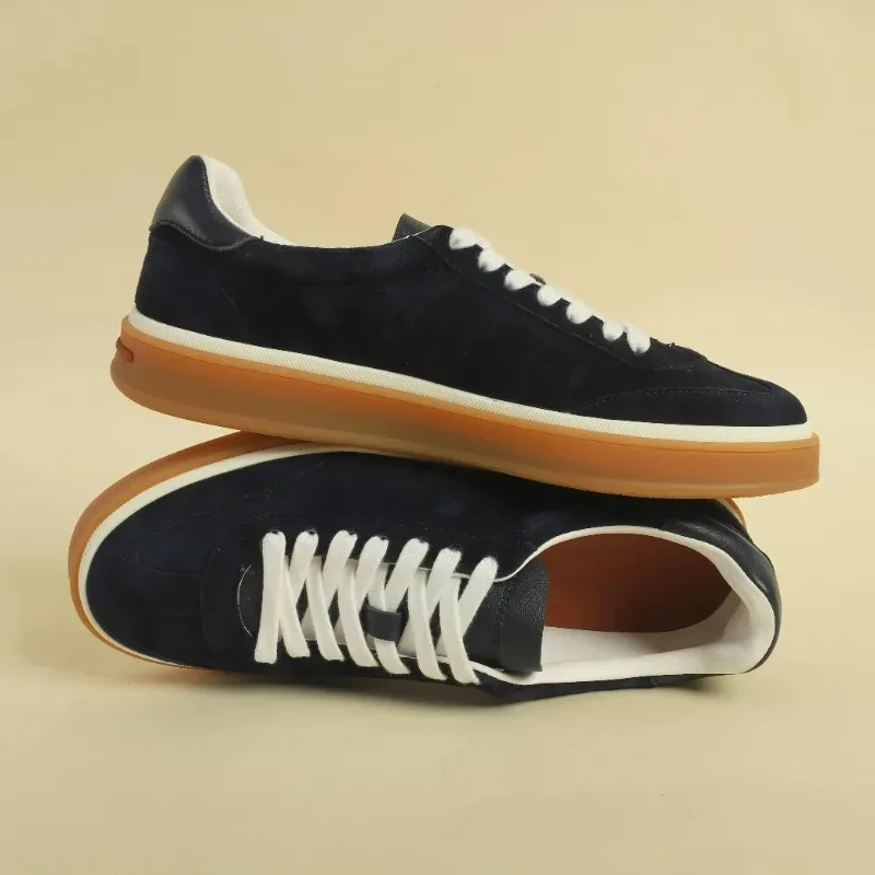 Fashion Men Flats Training Shoes Genuine Leather Casual Skate Shoes Wear-resistant Non-slip Low-top Sneakers Zapatos Hombre
Fashion Men Flats Training Shoes Genuine Leather Casual Skate Shoes Wear-resistant Non-slip Low-top Sneakers Zapatos Hombre