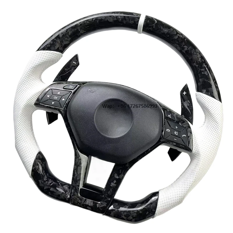 100% Genuine Carbon Leather Sports Style Custom Car Steering Wheel Accessory for W202 W203 W204 W205 W212 Models
100% Genuine Carbon Leather Sports Style Custom Car Steering Wheel Accessory for W202 W203 W204 W205 W212 Models