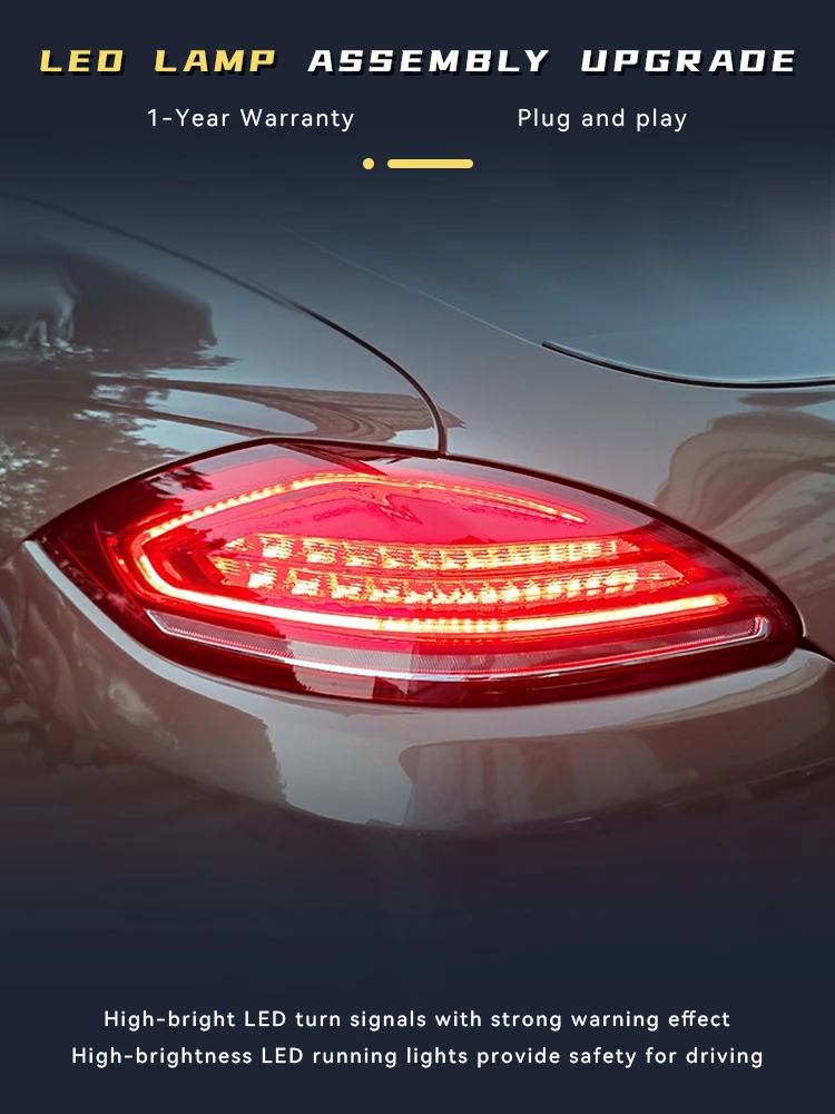 Car Styling for Porsche Panamera 2010-2013 Taillights Full LED Tail Light Projector Lens DRL Rear Lamp Auto Tools Accessories
Car Styling for Porsche Panamera 2010-2013 Taillights Full LED Tail Light Projector Lens DRL Rear Lamp Auto Tools Accessories