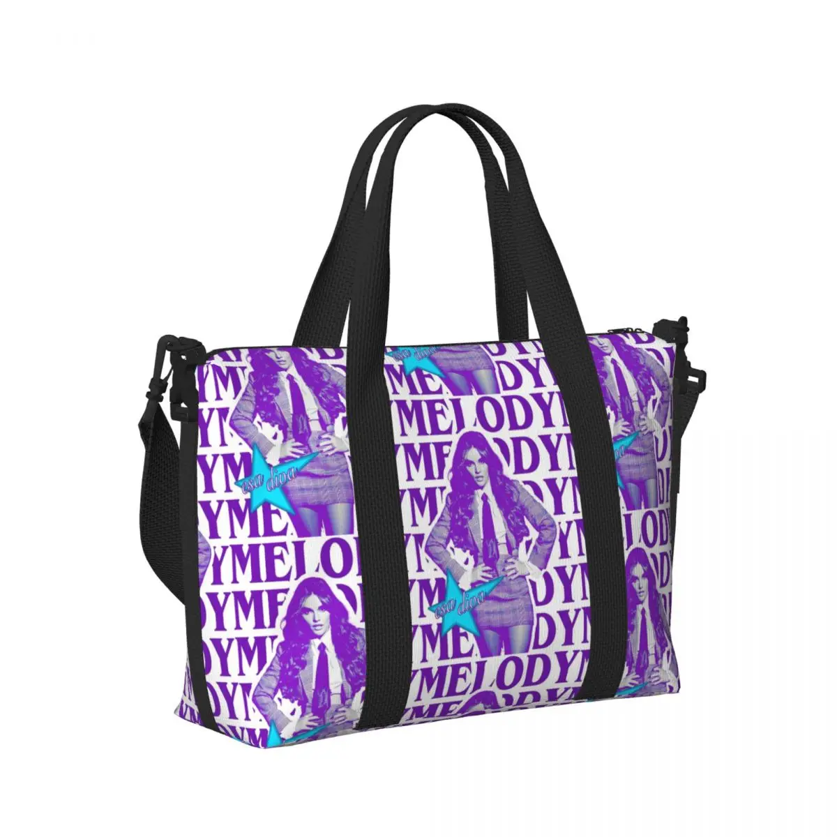 Melody Esa Diva Spain Eurovision Merch Beach Travel Bag Large Capacity Tote Bag for Gym Sport Women Shopping Duffle Shoulder Bag
Melody Esa Diva Spain Eurovision Merch Beach Travel Bag Large Capacity Tote Bag for Gym Sport Women Shopping Duffle Shoulder Bag
