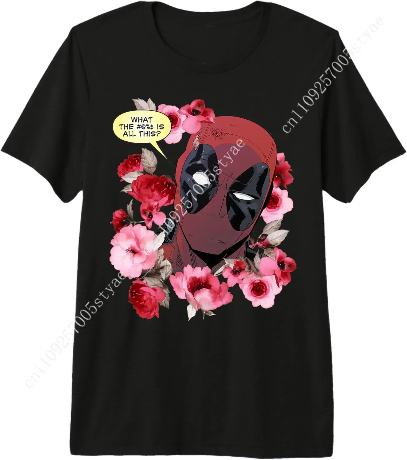 Marvel Deadpool What The Flower Crown Premium Tri-Blend T-Shirt
Marvel Deadpool What The Flower Crown Premium Tri-Blend T-Shirt