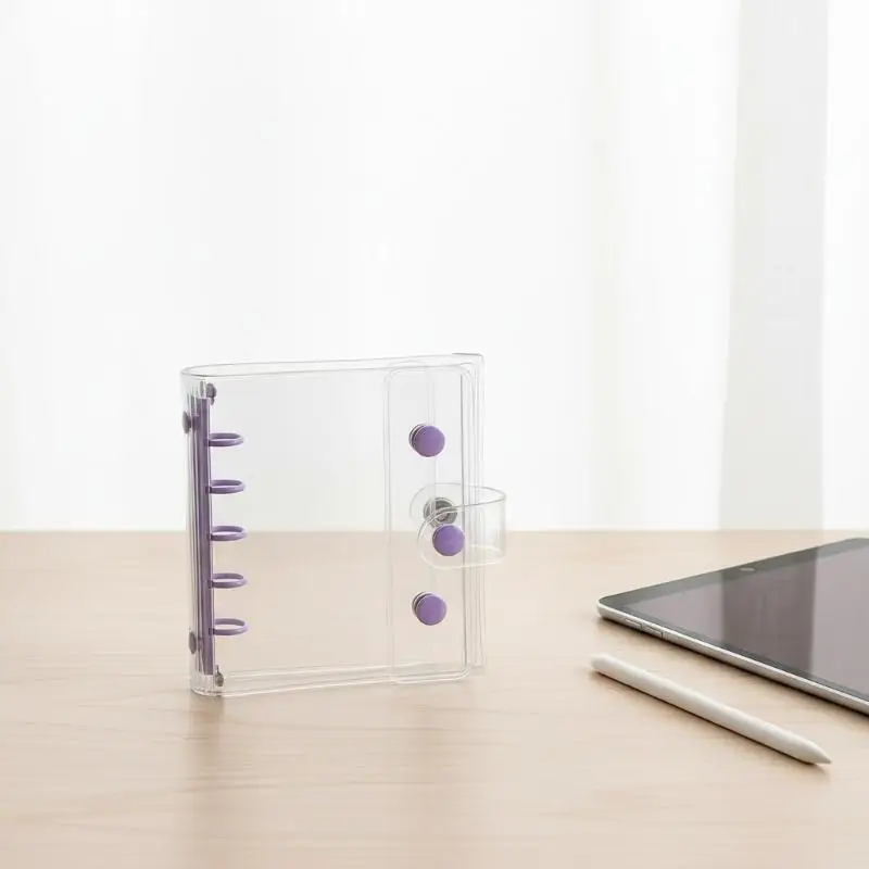 Office and School Use PVC Soft Cover Binder Double Button Transparent Design for Journals and Diaries
Office and School Use PVC Soft Cover Binder Double Button Transparent Design for Journals and Diaries