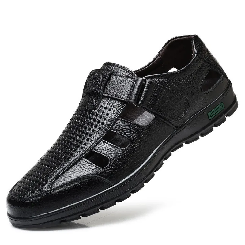 2026 Summer Men's Leather Sandals with Leather Hollow out Anti slip Soft Bottom Comfortable Sandals
2026 Summer Men's Leather Sandals with Leather Hollow out Anti slip Soft Bottom Comfortable Sandals