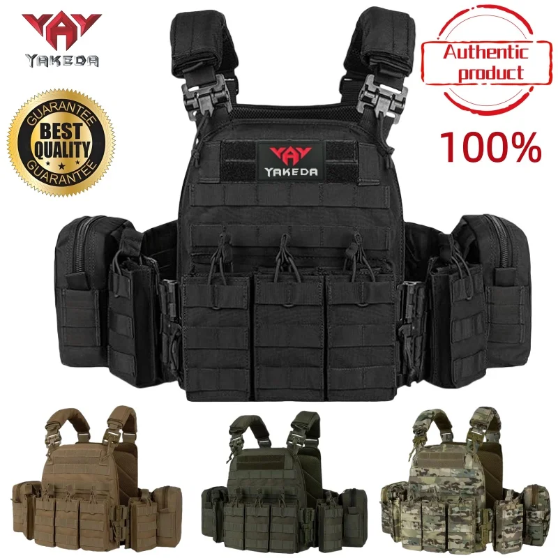 YAKEDA Tactical Vest 6094 Fast detachable light laser cut outdoor hunting black gear carry vest of high quality
YAKEDA Tactical Vest 6094 Fast detachable light laser cut outdoor hunting black gear carry vest of high quality