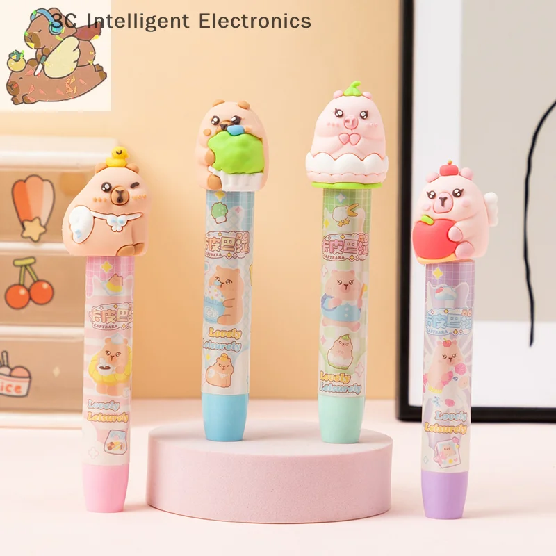 Kawaii Cartoon Capybara Eraser Student Rubber Eraser Creative Press Eraser Office School Supplies Student Stationery Gifts
Kawaii Cartoon Capybara Eraser Student Rubber Eraser Creative Press Eraser Office School Supplies Student Stationery Gifts