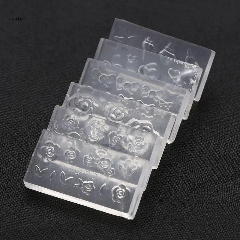 X7YA 6Pcs/Set 3D Mini Flower for Shell Conch Acrylic Silicone Mold for DIY Art Mould Template Earrings Pendant Decoratio
X7YA 6Pcs/Set 3D Mini Flower for Shell Conch Acrylic Silicone Mold for DIY Art Mould Template Earrings Pendant Decoratio