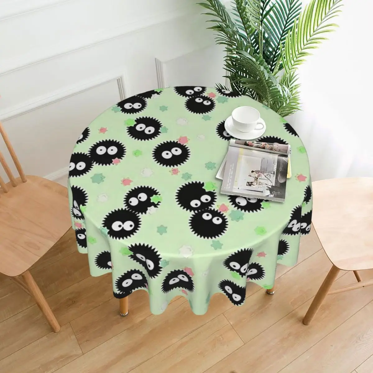 Soot Studio Ghibli Waterproof Round Tablecloth Oilproof Table Cloth for Kitchen Events Dining Table Cover 60 inch
Soot Studio Ghibli Waterproof Round Tablecloth Oilproof Table Cloth for Kitchen Events Dining Table Cover 60 inch