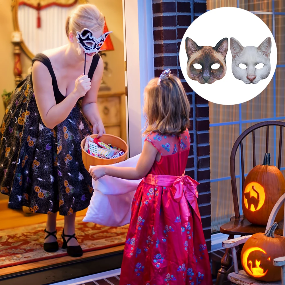 2pcs Cat Mask Printed Animal Realistic Scary Prank Costume Props Face Cover Novel Men Women Halloween Party Accessory
2pcs Cat Mask Printed Animal Realistic Scary Prank Costume Props Face Cover Novel Men Women Halloween Party Accessory