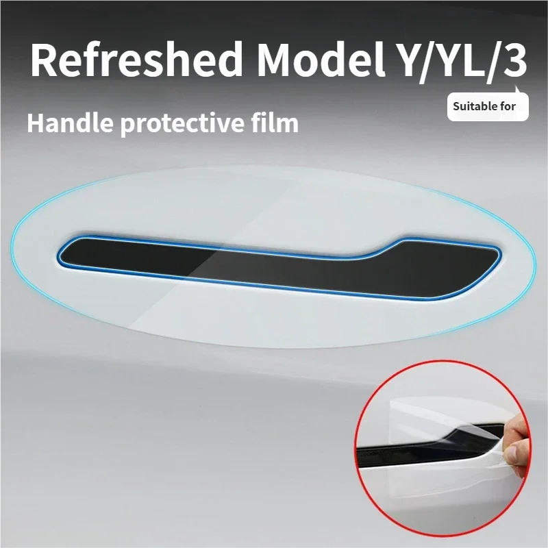 For Tesla Model Y/YL/3 Door Handle Scratch Protector-Inverted Door Handle Paint Protective TPU Film Car Clothing
For Tesla Model Y/YL/3 Door Handle Scratch Protector-Inverted Door Handle Paint Protective TPU Film Car Clothing