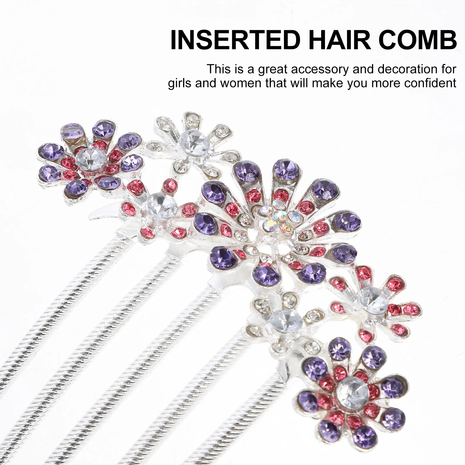 Bridal Rhinestones Floral Design Women Bride Bridesmaid Party Pink Decoration Easy Women Hair Accessories Hair Accessories
Bridal Rhinestones Floral Design Women Bride Bridesmaid Party Pink Decoration Easy Women Hair Accessories Hair Accessories