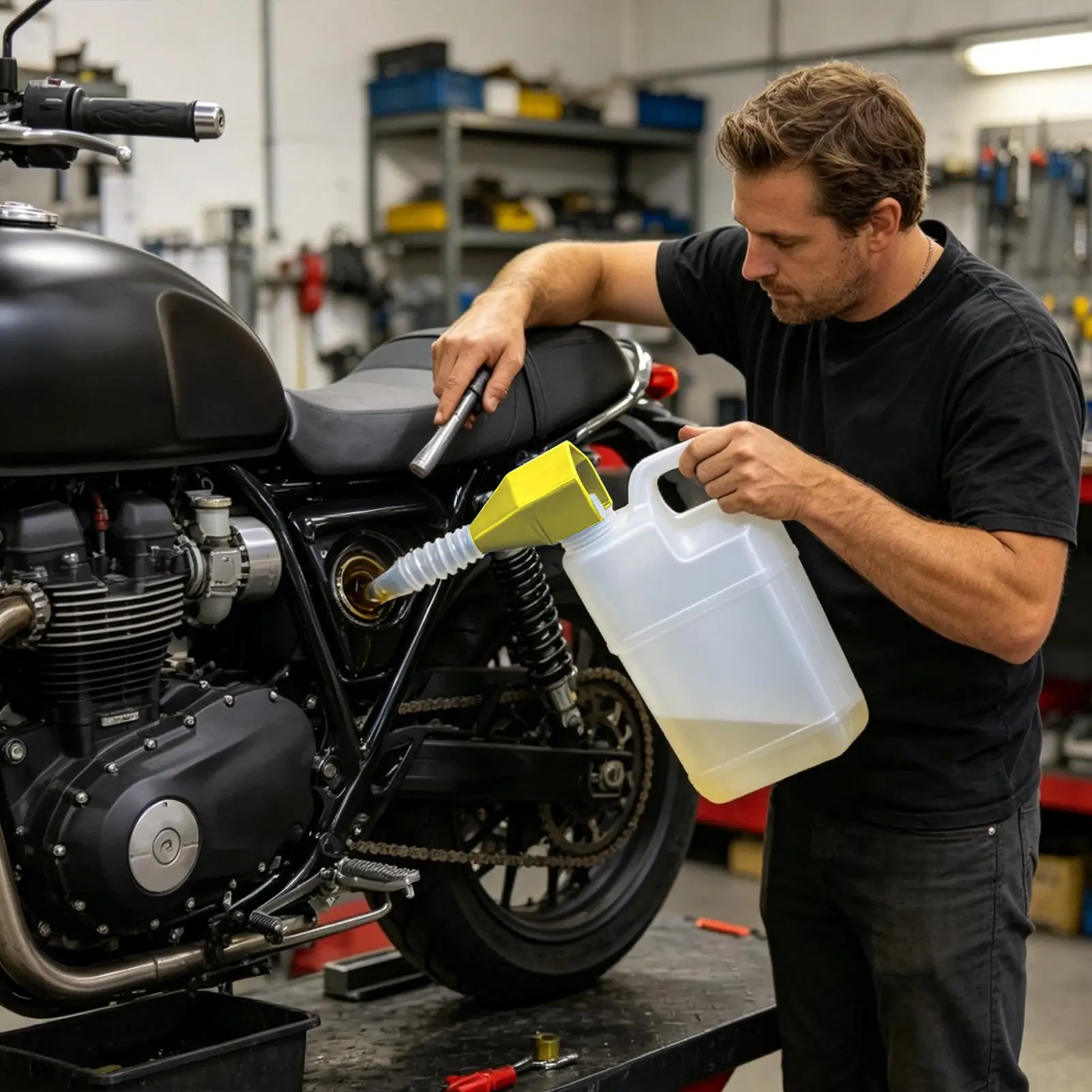 Funnel For Oil Oil Exchange Tool With Retractable Horse Car Funnel For Motorcycle Truck Engine Fluid Liquid Transfer Pouring
Funnel For Oil Oil Exchange Tool With Retractable Horse Car Funnel For Motorcycle Truck Engine Fluid Liquid Transfer Pouring