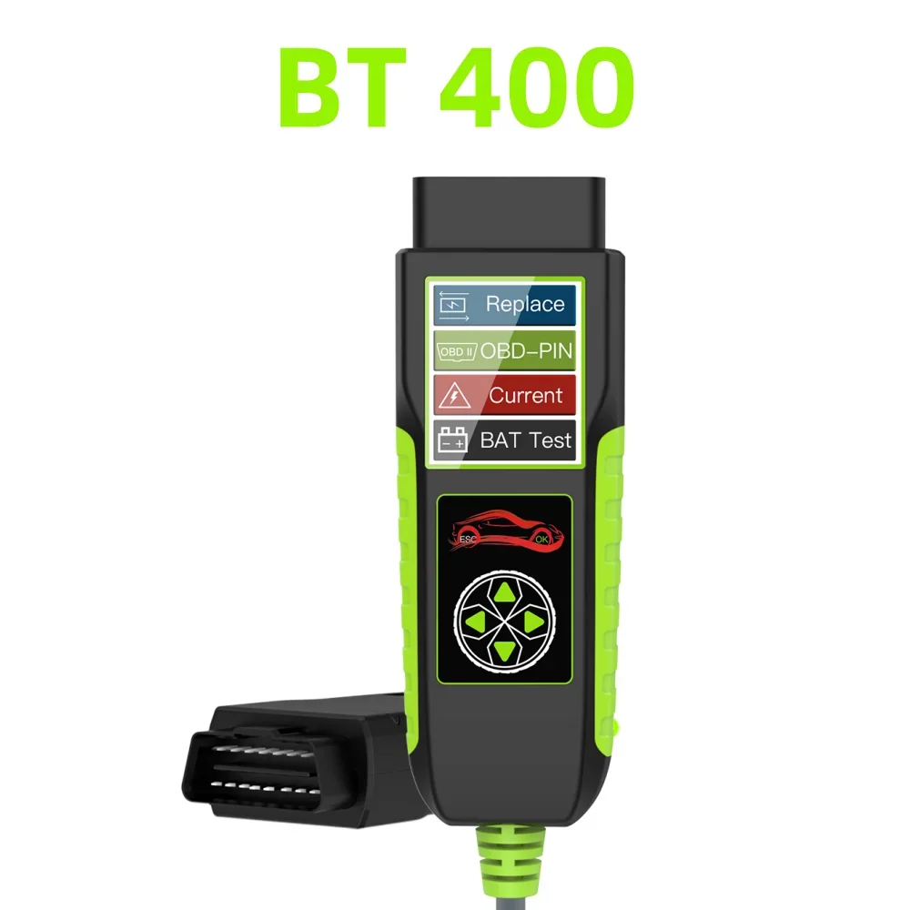 BT400 Тестер автомобильного аккумулятора Анализ цепи 12 В 24 В Тест утечки напряжения Электрическая система obd2 Инструмент диагностики автомобиля
BT400 Тестер автомобильного аккумулятора Анализ цепи 12 В 24 В Тест утечки напряжения Электрическая система obd2 Инструмент диагностики автомобиля