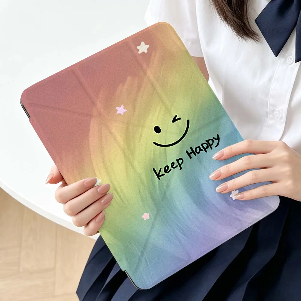 Keep Happy Cute Soft For Apple iPad Air A16 4 5 11th 10th 7th 11 12.9 13 10.5 inch Gen 3Y Tablet Case
Keep Happy Cute Soft For Apple iPad Air A16 4 5 11th 10th 7th 11 12.9 13 10.5 inch Gen 3Y Tablet Case