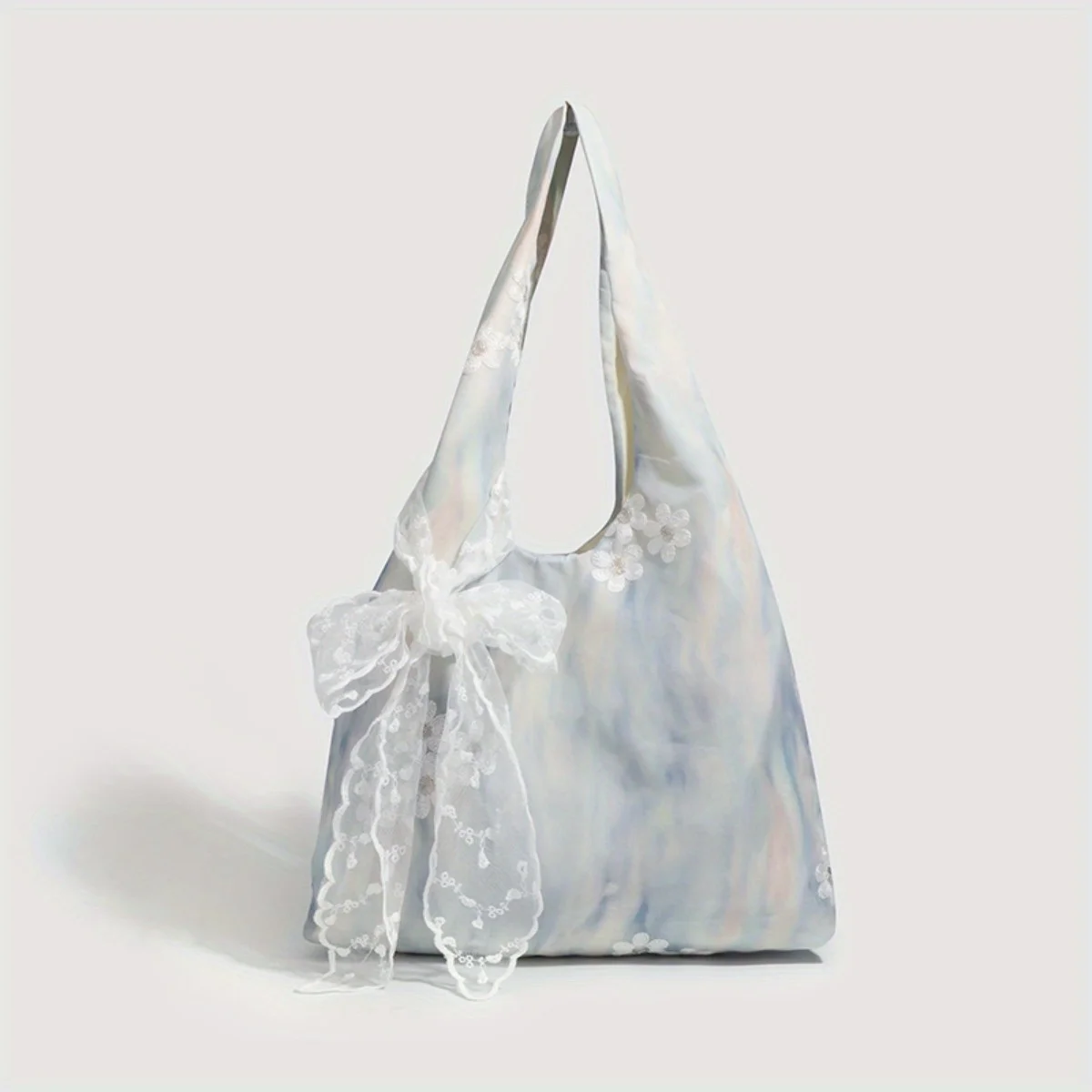 Women's Floral Embroidered Shoulder Bag - Fresh Stylish Ballet-Inspired Tote, Lightweight Spacious Commuter Purse for Daily Use
Women's Floral Embroidered Shoulder Bag - Fresh Stylish Ballet-Inspired Tote, Lightweight Spacious Commuter Purse for Daily Use