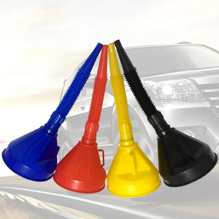 Colorful Plastic Funnel with Flexible Extension Tube for Automotive and Motorcycle Fluids
Colorful Plastic Funnel with Flexible Extension Tube for Automotive and Motorcycle Fluids