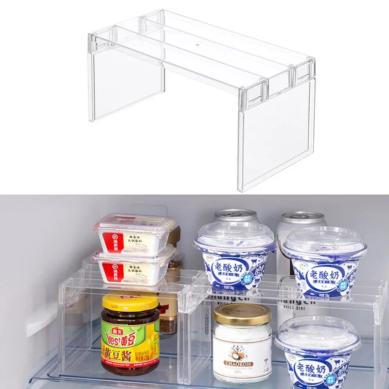 Refrigerator Organizers Storage Rack Fridge Layered Separator Shelves Transparent Desktop Stand Save Space Kitchen Accessories
Refrigerator Organizers Storage Rack Fridge Layered Separator Shelves Transparent Desktop Stand Save Space Kitchen Accessories