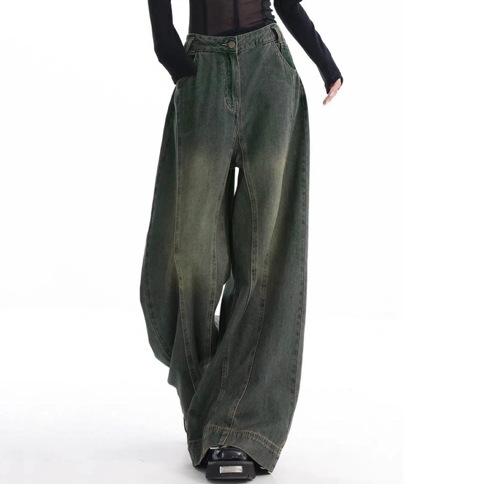 Women Baggy Jeans American Retro High Waist Oversized Wide Leg Vintage Streetwear Straight Casual Harajuku Y2K Denim Trouser
Women Baggy Jeans American Retro High Waist Oversized Wide Leg Vintage Streetwear Straight Casual Harajuku Y2K Denim Trouser