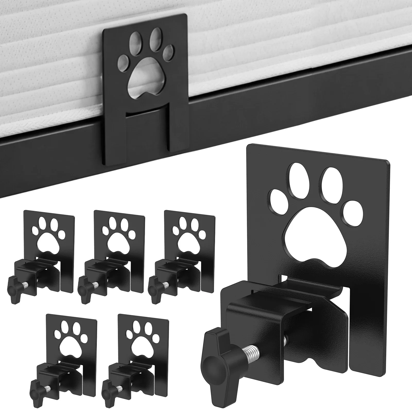 6 Pcs Mattress Slide Stopper Bed Frame Brackets Metal Anti Slip Fastener Adjustable Furniture Sliding Prevention
6 Pcs Mattress Slide Stopper Bed Frame Brackets Metal Anti Slip Fastener Adjustable Furniture Sliding Prevention