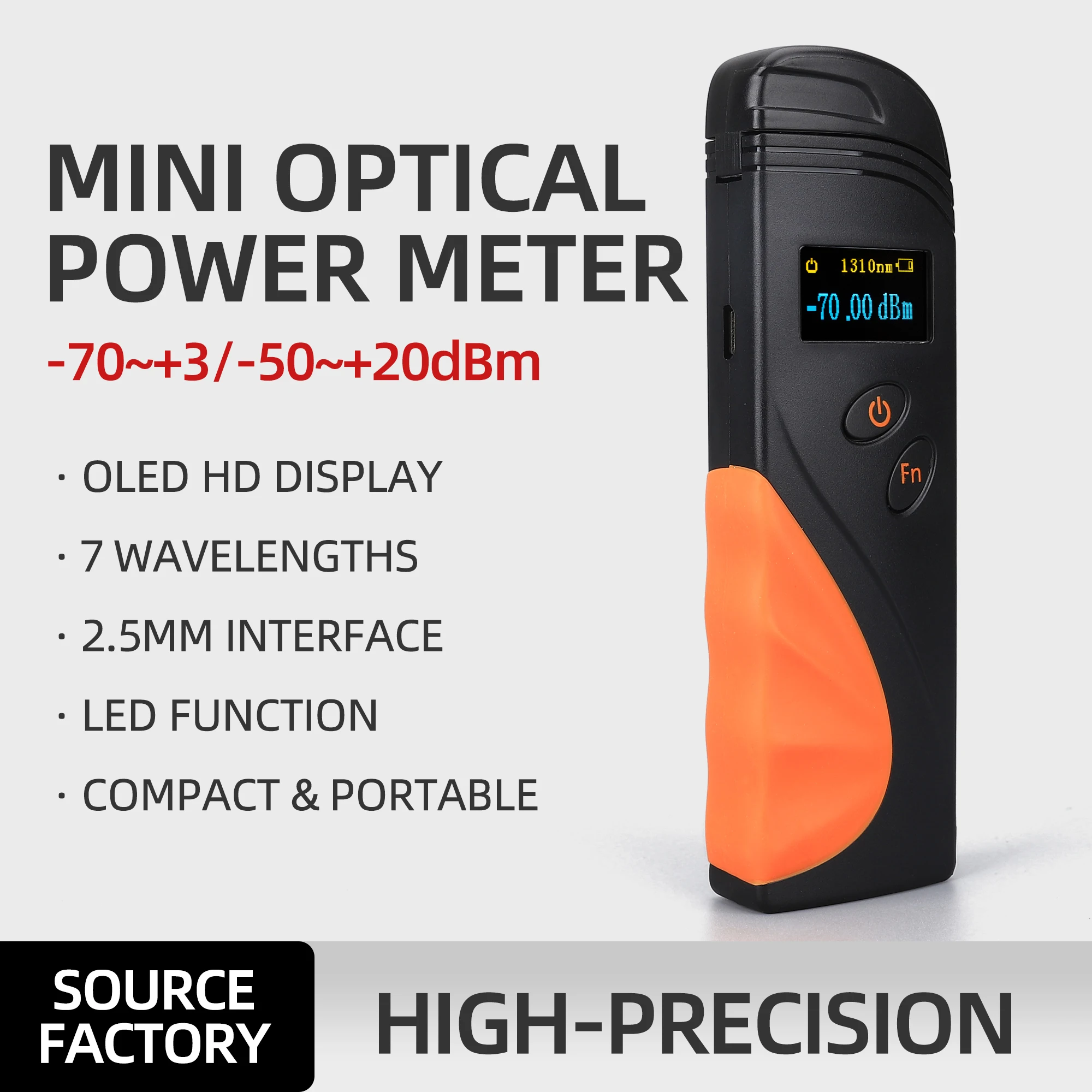 Тестер оптоволоконного кабеля FTTH Mini Clamshell, измеритель оптической мощности KTM70A/ KTM70B, перезаряжаемый волоконно-оптический измеритель мощности
Тестер оптоволоконного кабеля FTTH Mini Clamshell, измеритель оптической мощности KTM70A/ KTM70B, перезаряжаемый волоконно-оптический измеритель мощности