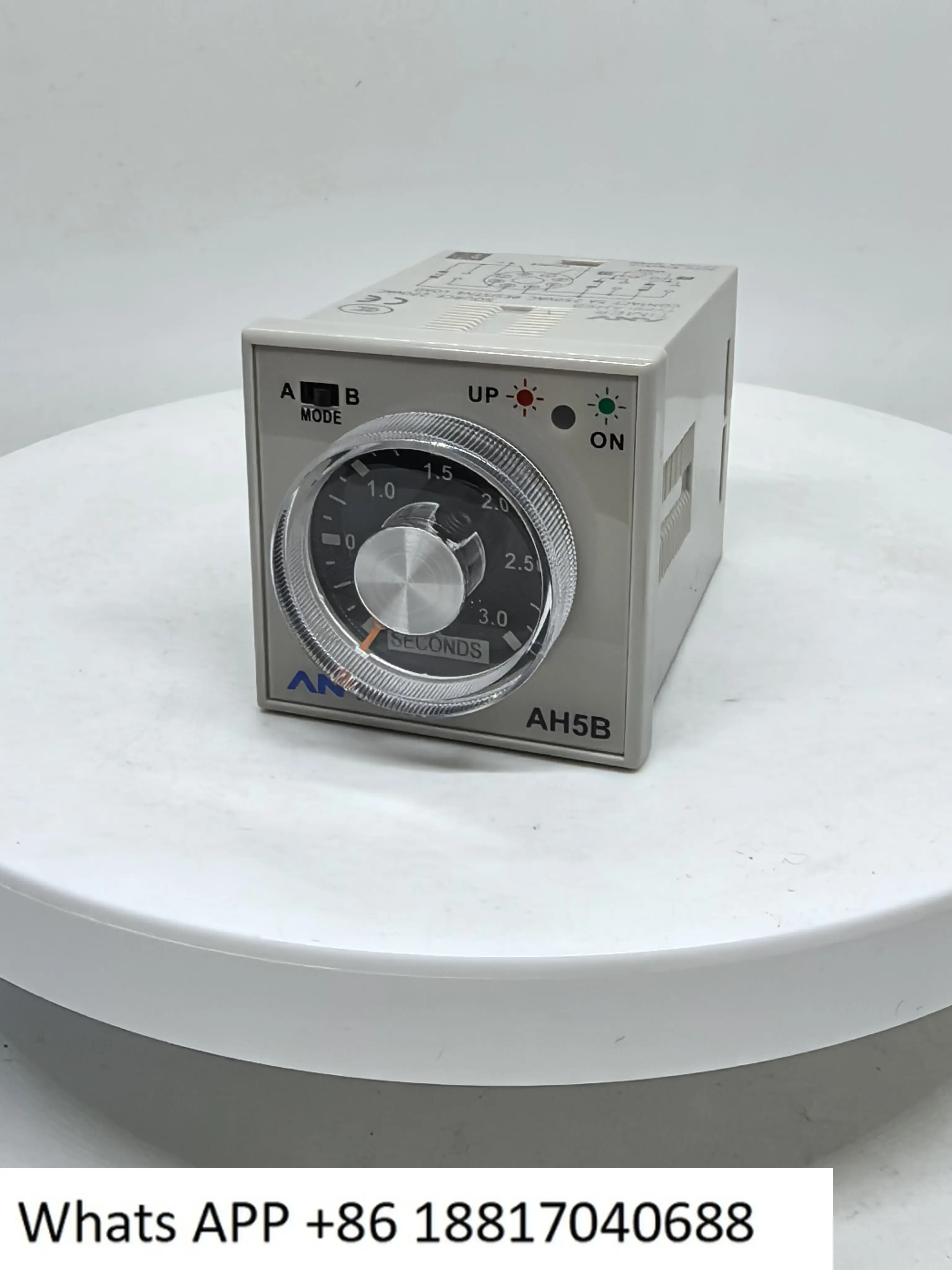 Реле времени 1/3/6/10S AC220V, AH5B, с поворотной ручкой, тип 48*48, для панельного монтажа
Реле времени 1/3/6/10S AC220V, AH5B, с поворотной ручкой, тип 48*48, для панельного монтажа