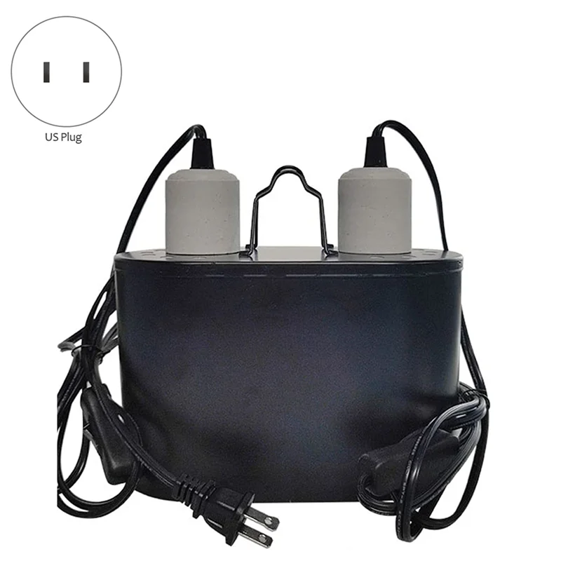 HGHO 1 Piece Dual Reptile Light Fixture Dual Heating Lamp UVB Light Fixture For Reptile Dome Heat Lighting Lamp Combo Kit US Plu
HGHO 1 Piece Dual Reptile Light Fixture Dual Heating Lamp UVB Light Fixture For Reptile Dome Heat Lighting Lamp Combo Kit US Plu