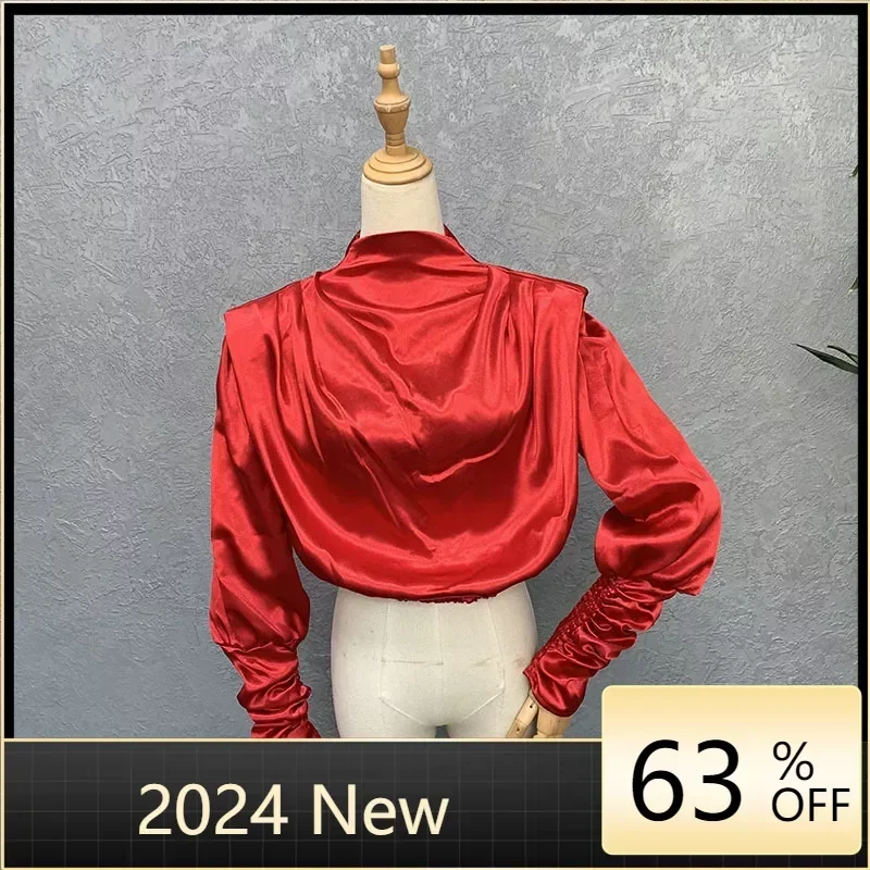2023 Fall Women Sexy Turtleneck Blouse Full Sleeve Fashion Tops Tee Lady Casual Shirts and Blouse Tops Vintage Slim
2023 Fall Women Sexy Turtleneck Blouse Full Sleeve Fashion Tops Tee Lady Casual Shirts and Blouse Tops Vintage Slim