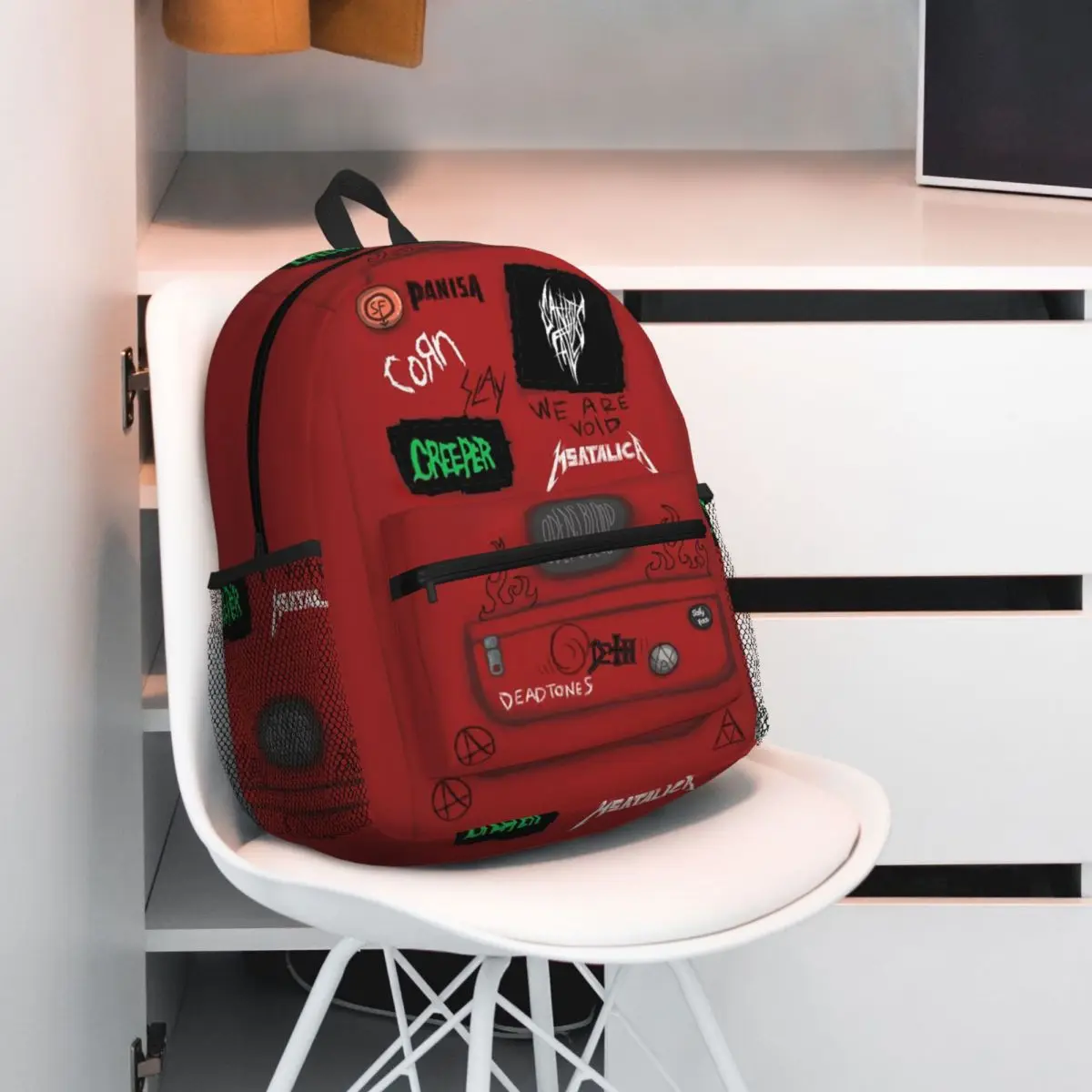 Sally Face Larry's Bag Backpack Daypack Large Capacity Boys Girls BookBag School Bag Shoulder Bags for Men Women
Sally Face Larry's Bag Backpack Daypack Large Capacity Boys Girls BookBag School Bag Shoulder Bags for Men Women