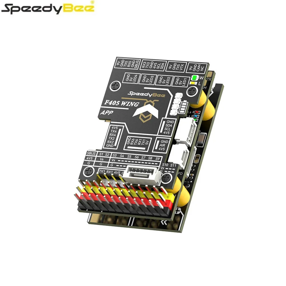 Контроллер полета SpeedyBee F405 WING APP ICM42688P 2-6S для радиоуправляемого самолета
Контроллер полета SpeedyBee F405 WING APP ICM42688P 2-6S для радиоуправляемого самолета