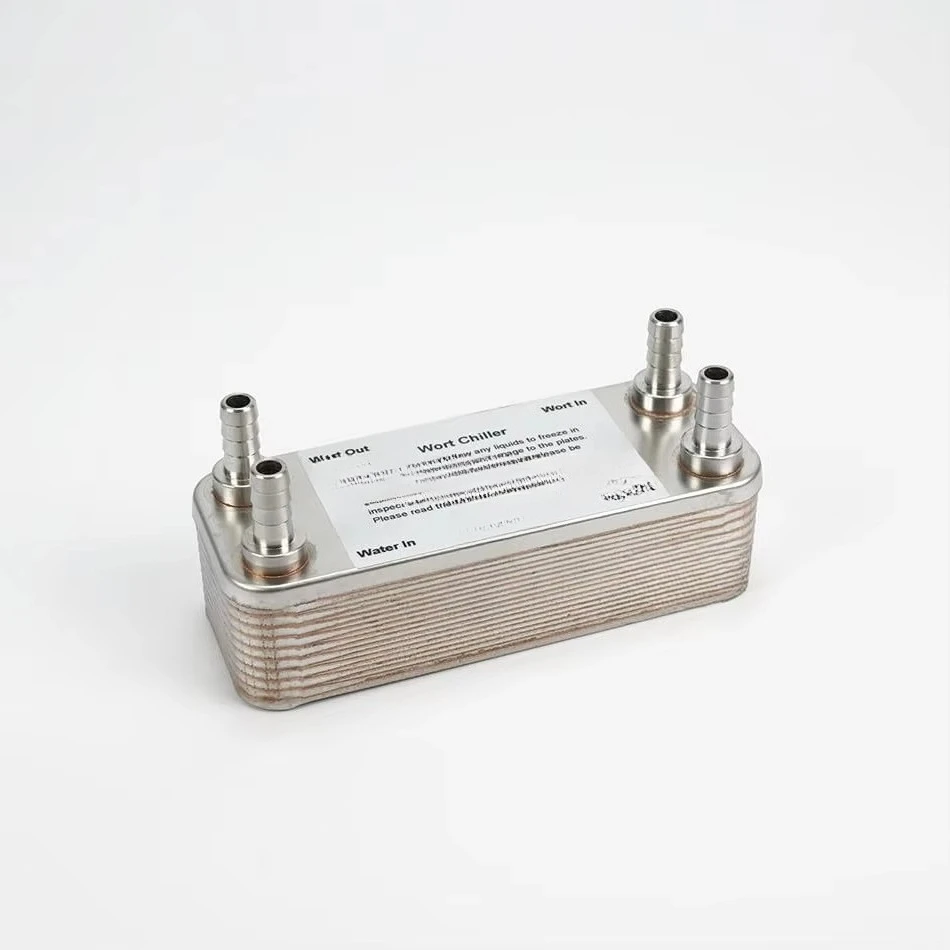 20-пластинчатый теплообменник 7.5"x2.9" для охлаждения сусла при домашнем пивоварении
20-пластинчатый теплообменник 7.5"x2.9" для охлаждения сусла при домашнем пивоварении
