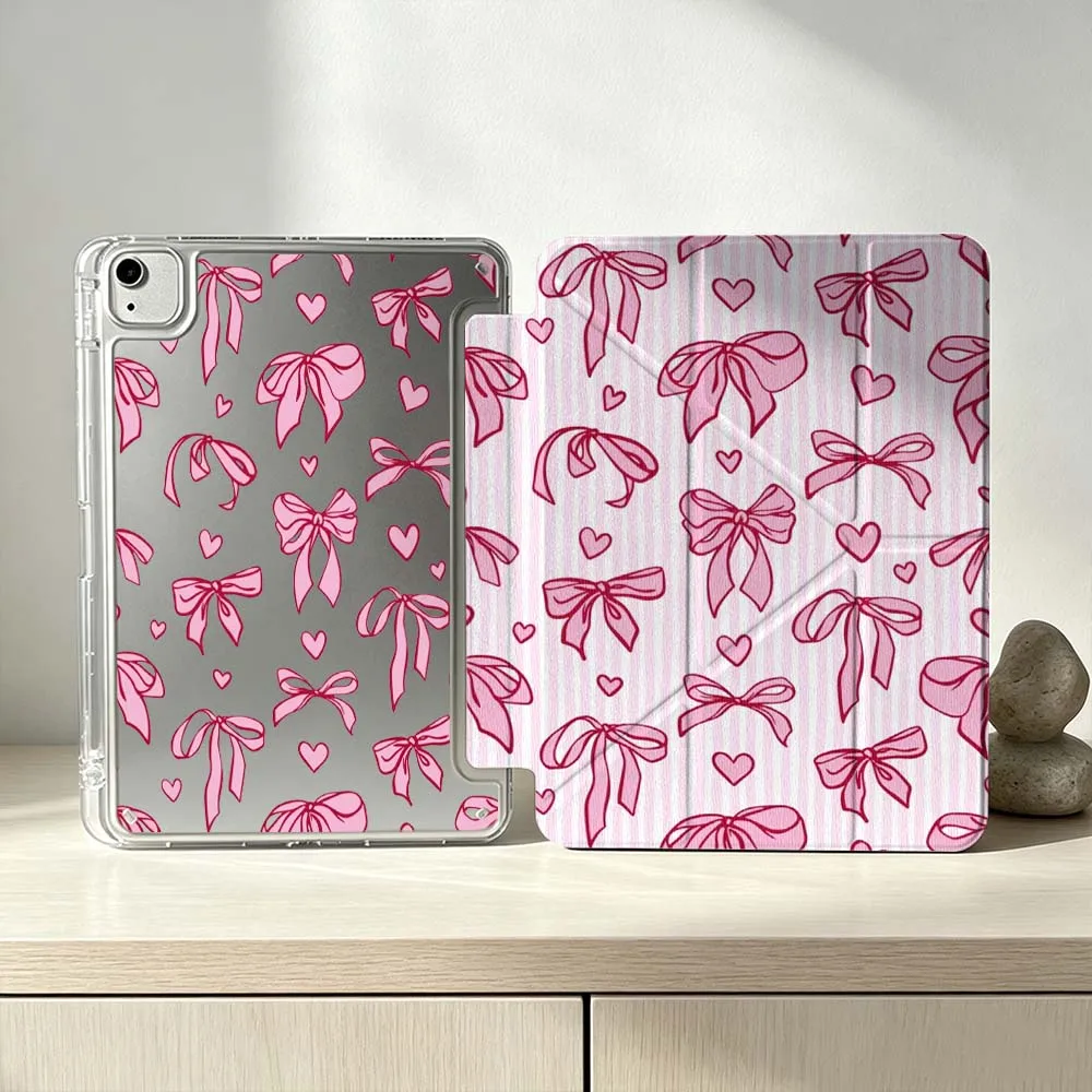 Fashionable Bow Heart Soft For iPad Pro Air mini 6 5 4 3 2 1 11th 10th 6th 5th M5 M4 M3 M2 9gen Foldable 3Y Tablet Case
Fashionable Bow Heart Soft For iPad Pro Air mini 6 5 4 3 2 1 11th 10th 6th 5th M5 M4 M3 M2 9gen Foldable 3Y Tablet Case