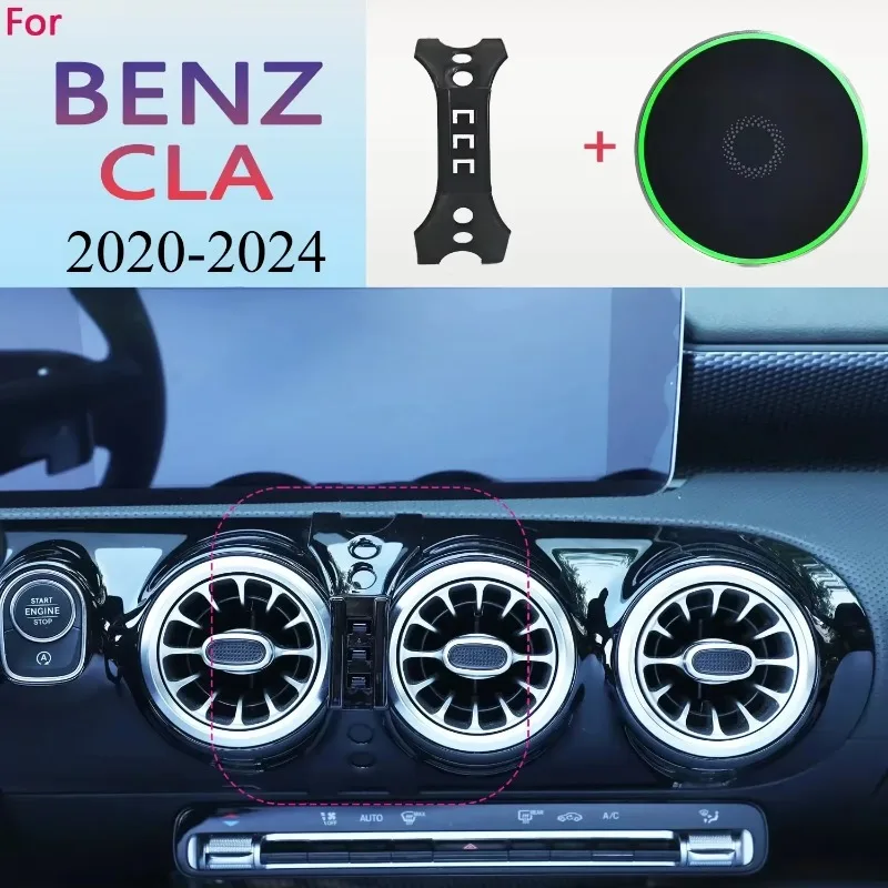Magnetic Car Phone Holder Wireless Charging For Mercedes Benz CLA X118 2020 2021 2022 2023 2024 Phone Stand MagSafe Phone Base
Magnetic Car Phone Holder Wireless Charging For Mercedes Benz CLA X118 2020 2021 2022 2023 2024 Phone Stand MagSafe Phone Base