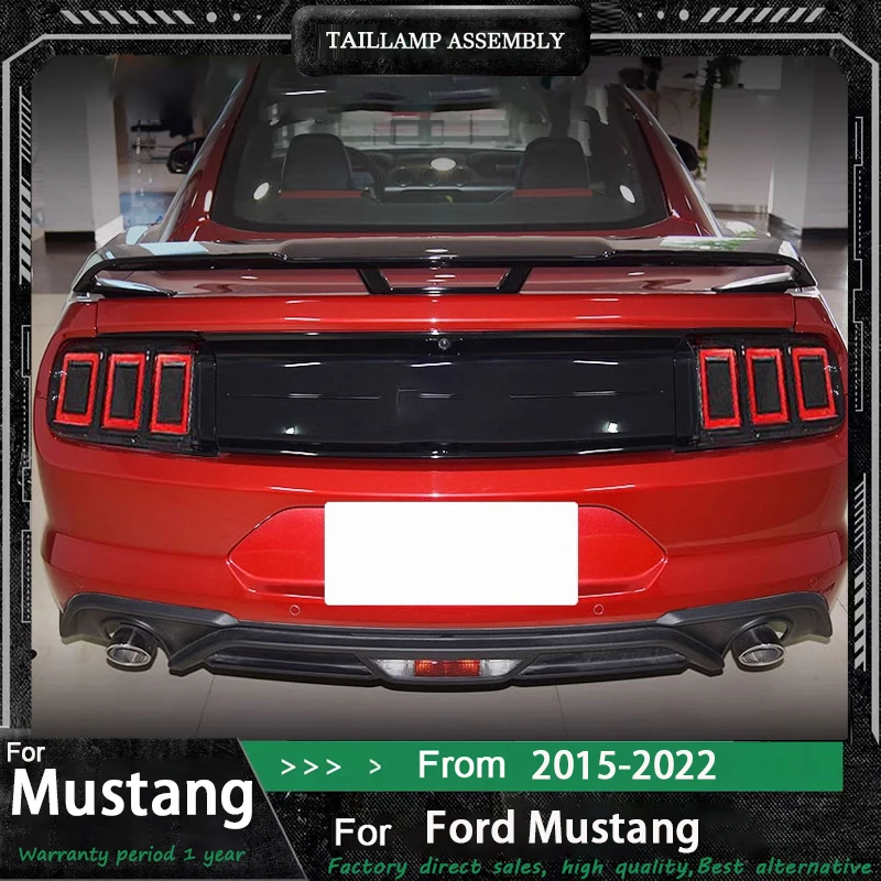 For Ford Mustang LED Taillight Compatible With 2015-2022 Car Stop Brake Light Tail Rear Lamp Assembly Car Accessories 2 Pcs/Set
For Ford Mustang LED Taillight Compatible With 2015-2022 Car Stop Brake Light Tail Rear Lamp Assembly Car Accessories 2 Pcs/Set
