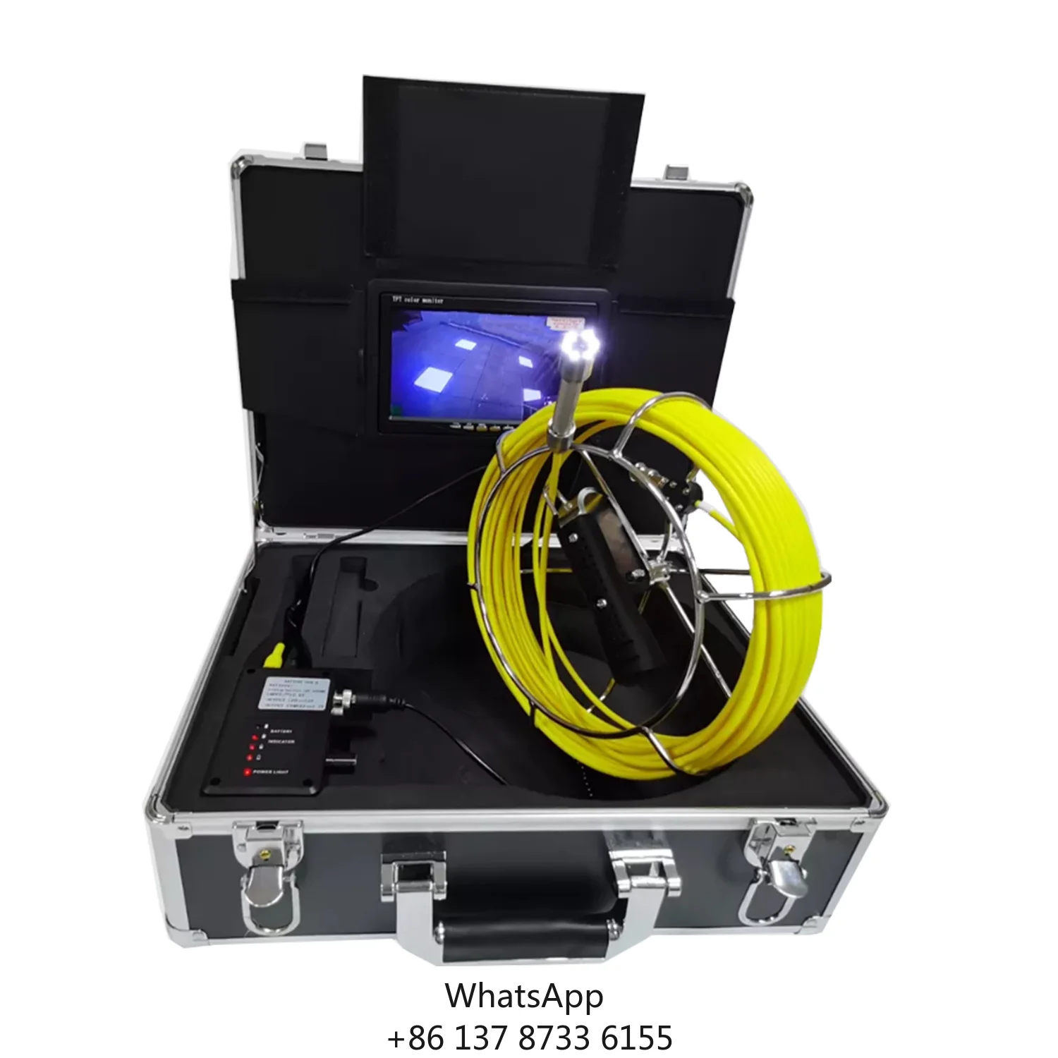 7 Inch Monitor Pipe Camera, 17MM Drain Sewer Pipeline Industrial Endoscope With 4500mA Battery 1000TVL
7 Inch Monitor Pipe Camera, 17MM Drain Sewer Pipeline Industrial Endoscope With 4500mA Battery 1000TVL