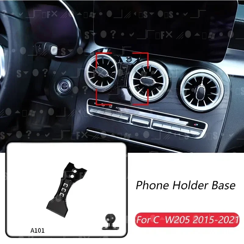 Car Phone Holder Base Special Mounts For Mercedes Benz C W205 2015-2021 Fixed Air Outlet Bracket Accessories With Ball Head 17mm
Car Phone Holder Base Special Mounts For Mercedes Benz C W205 2015-2021 Fixed Air Outlet Bracket Accessories With Ball Head 17mm