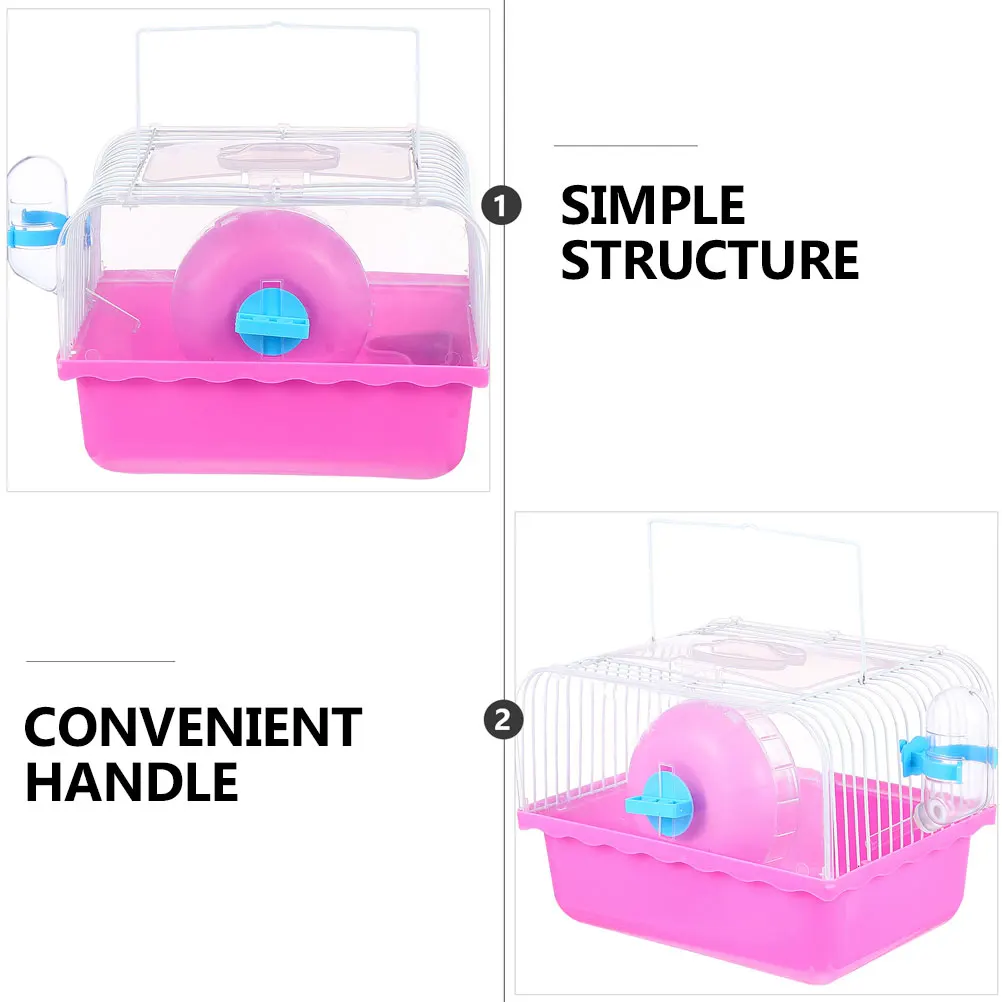 Portable Small Pets Nest Villa Cage for Hamster Gerbil Rat Ferret Transparent Plastic Bed Easy Clean Durable Pet House
Portable Small Pets Nest Villa Cage for Hamster Gerbil Rat Ferret Transparent Plastic Bed Easy Clean Durable Pet House
