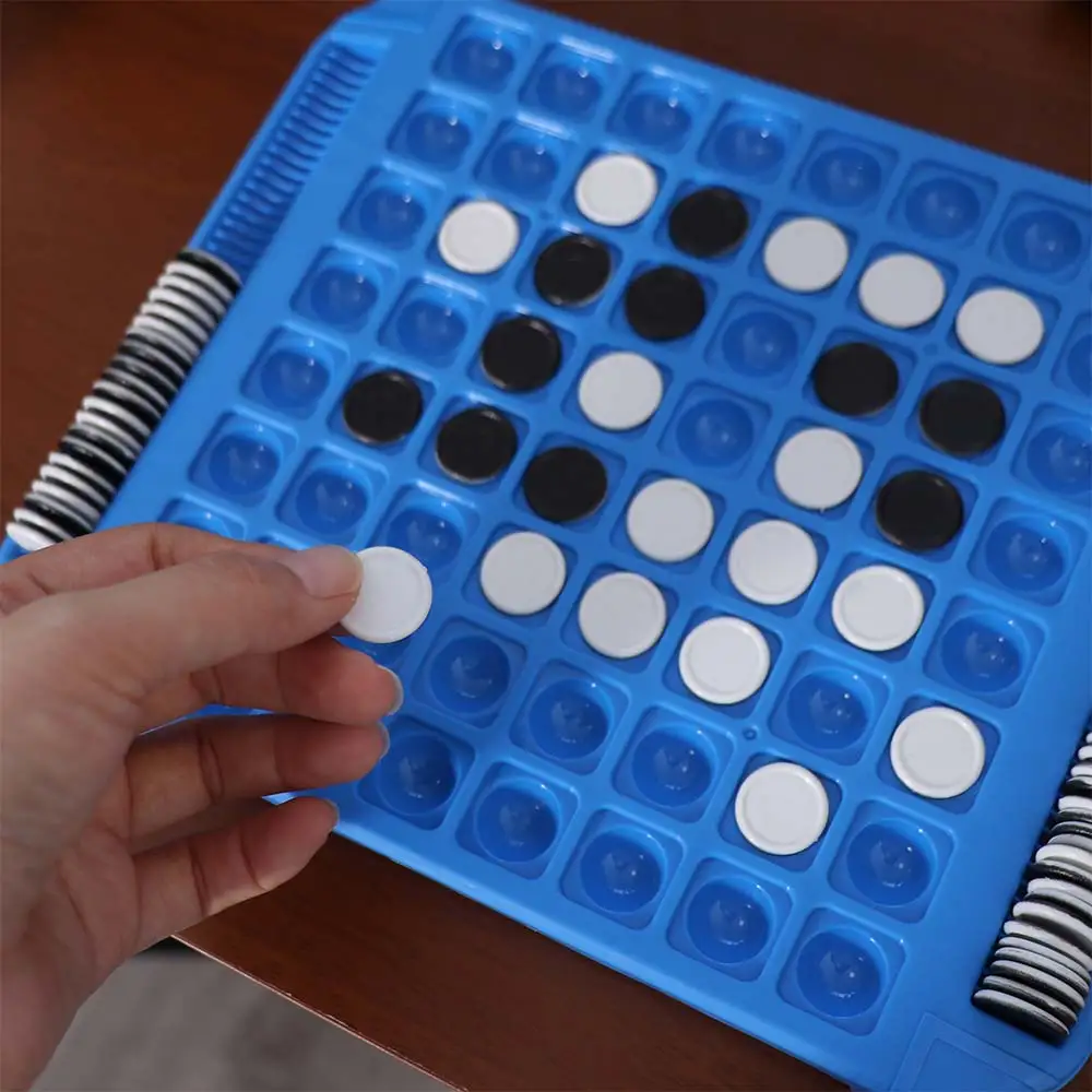 Tabletop Game Reversi Strategy Board Game Touch Flip with Storage Bag Flip Black And White Chess Montessori
Tabletop Game Reversi Strategy Board Game Touch Flip with Storage Bag Flip Black And White Chess Montessori