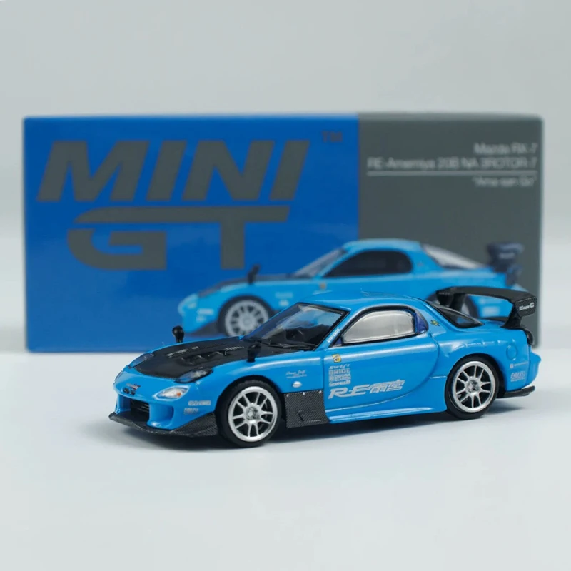 MINIGT Mazda RX7 1:64 RE Amemiya 20B NA 3ROTOR 7 Ama San Go 1046, литая под давлением модель автомобиля, коллекция игрушек
MINIGT Mazda RX7 1:64 RE Amemiya 20B NA 3ROTOR 7 Ama San Go 1046, литая под давлением модель автомобиля, коллекция игрушек