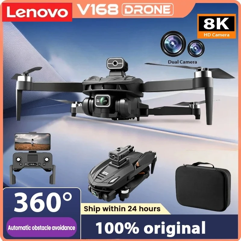 Квадрокоптер Lenovo Professional V168 с тремя камерами, 8K, широкоугольный, оптическая GPS-локализация, четырехстороннее предотвращение препятствий
Квадрокоптер Lenovo Professional V168 с тремя камерами, 8K, широкоугольный, оптическая GPS-локализация, четырехстороннее предотвращение препятствий
