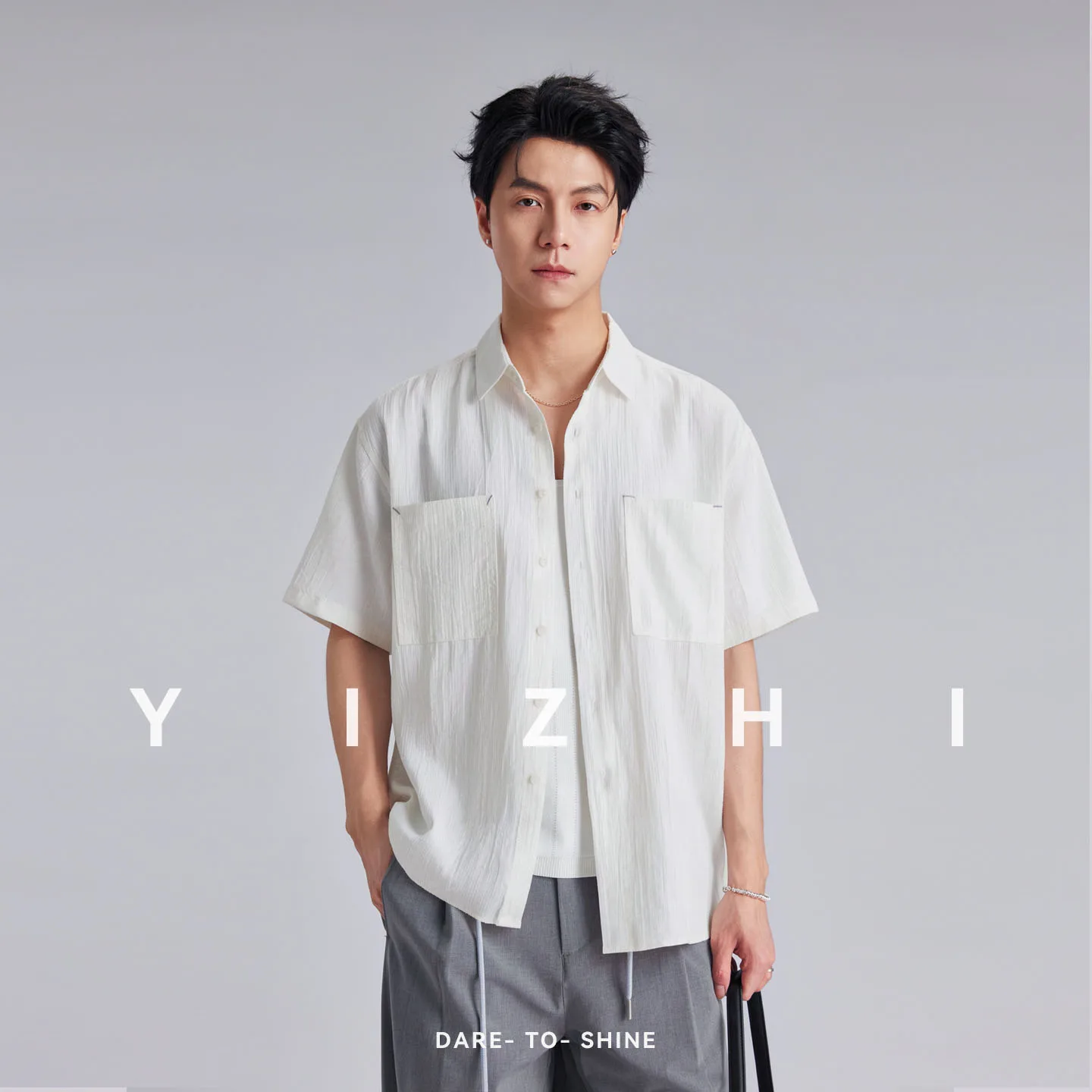 Men Lyocell Dual Pocket Collared Short Sleeve Shirt 2026 Summer Loose Lightweight Breathable Versatile Commuter Casual Top
Men Lyocell Dual Pocket Collared Short Sleeve Shirt 2026 Summer Loose Lightweight Breathable Versatile Commuter Casual Top