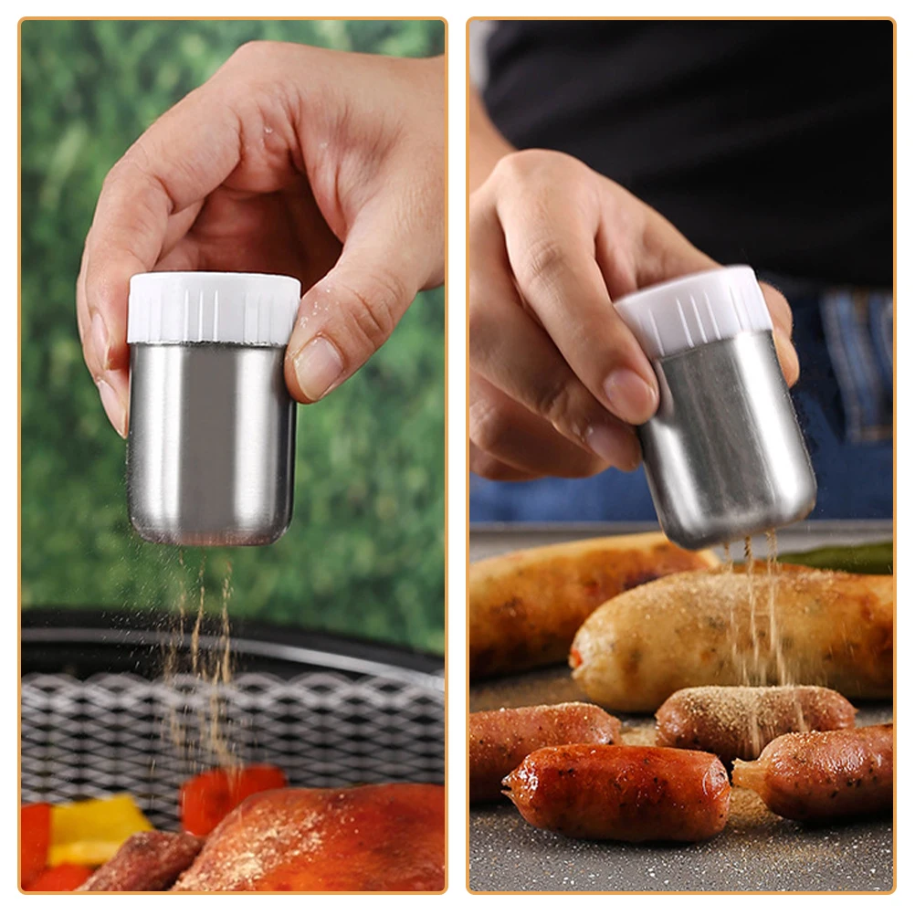 2pcs Stainless Steel Seasoning Bottle 5Hole Pepper Shaker Kitchen Spice Jars Travel Containers Salt Pepper Powder Storage
2pcs Stainless Steel Seasoning Bottle 5Hole Pepper Shaker Kitchen Spice Jars Travel Containers Salt Pepper Powder Storage