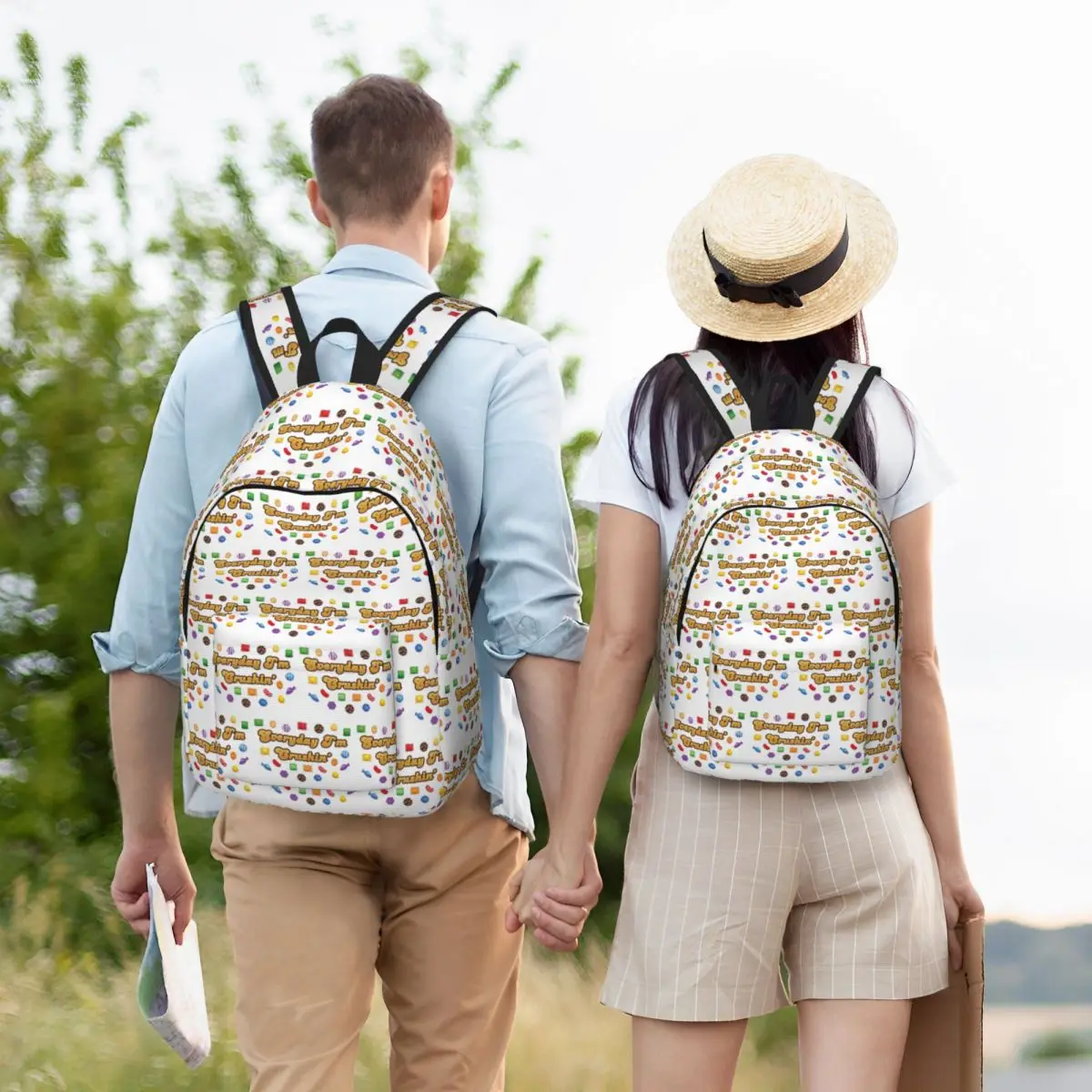 Everyday I'm Crushin' Candy Backpack Student BookBag Children School Bag Laptop Shoulder Bags for Men Women
Everyday I'm Crushin' Candy Backpack Student BookBag Children School Bag Laptop Shoulder Bags for Men Women