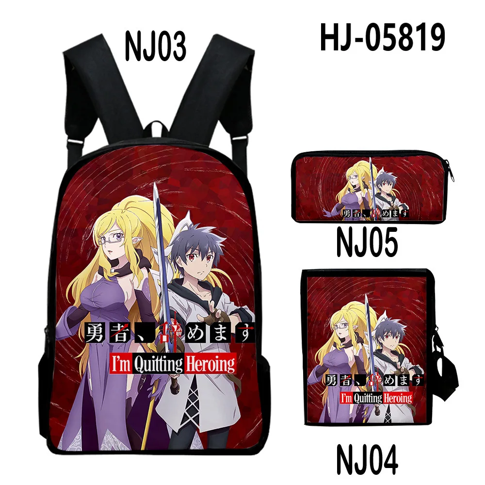 Harajuku Youthful I 'm quitting heroing 3D Print 3pcs/Set Student Travel bags Laptop Daypack Backpack Shoulder Bag Pencil Case
Harajuku Youthful I 'm quitting heroing 3D Print 3pcs/Set Student Travel bags Laptop Daypack Backpack Shoulder Bag Pencil Case