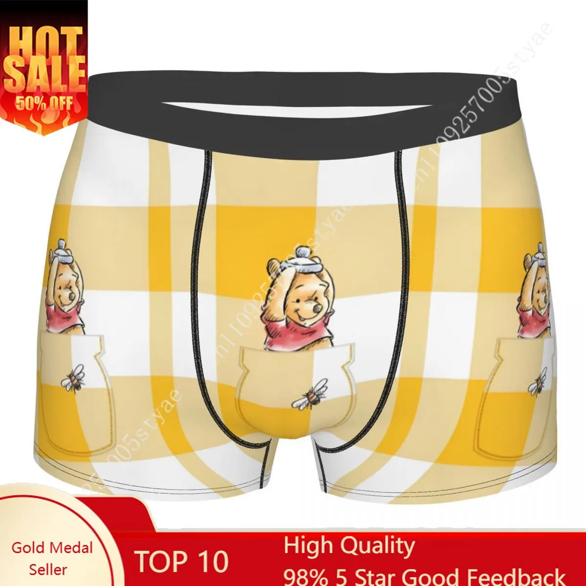 Custom Male Fashion Winnie The Pooh Underwear Boxer Briefs Breathable Shorts Panties Underpants
Custom Male Fashion Winnie The Pooh Underwear Boxer Briefs Breathable Shorts Panties Underpants
