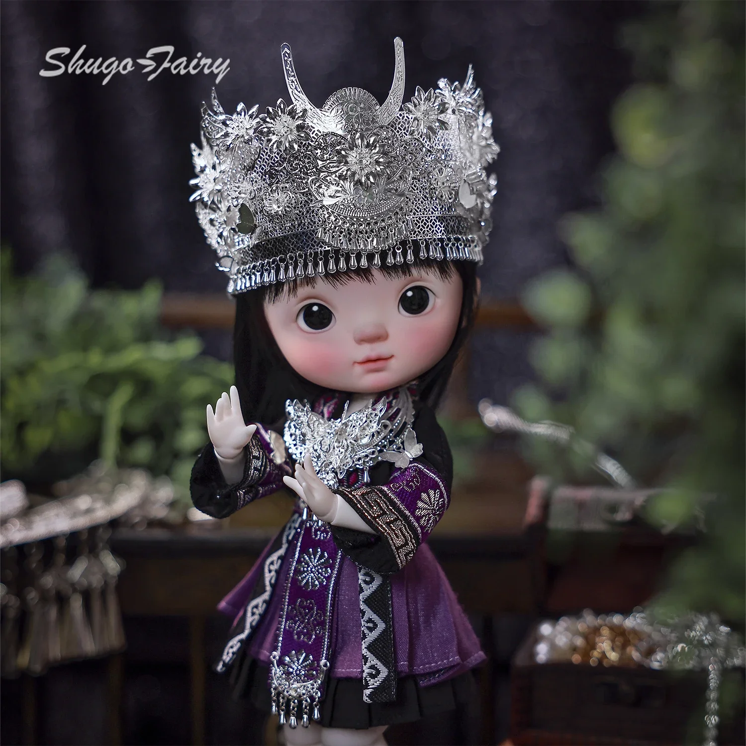 ShugaFairy Lark 1/6 Bjd Doll Big-head Omelet Body Miao Jiang National Ethnic Girls Toys Fullset Bjd 1/6 Shoes Ball Jointed Dolls
ShugaFairy Lark 1/6 Bjd Doll Big-head Omelet Body Miao Jiang National Ethnic Girls Toys Fullset Bjd 1/6 Shoes Ball Jointed Dolls