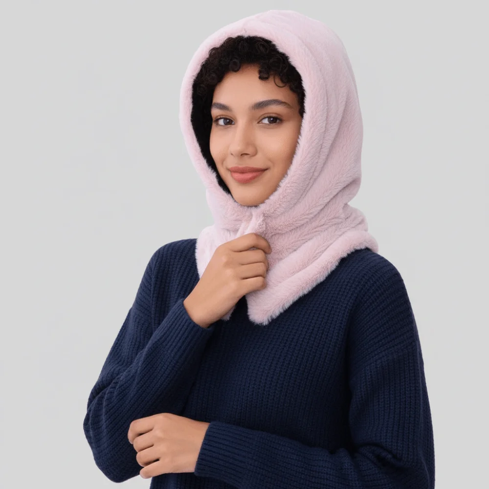 Simple Solid Color Balaclava Hat Neck Collar Keep Warm Knitted Hooded Hat Pullover Hat Beanie Ear Protection Hat Female/Girls
Simple Solid Color Balaclava Hat Neck Collar Keep Warm Knitted Hooded Hat Pullover Hat Beanie Ear Protection Hat Female/Girls