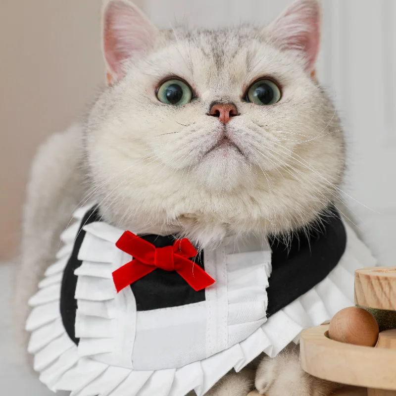 Maid Costume Bandana Original Design Pet Cat Clothes Dog Costume Shape-shifting Costume Bow Cute Bib Scarf
Maid Costume Bandana Original Design Pet Cat Clothes Dog Costume Shape-shifting Costume Bow Cute Bib Scarf