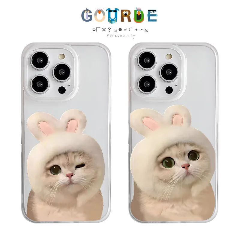 Gourde Cute Matching Phone Case Cat Clear Frosted Casing for Iphone 16 15 14 12 13 11 Pro Max IP 7 8 Plus Iphon X XS XR Xs Max
Gourde Cute Matching Phone Case Cat Clear Frosted Casing for Iphone 16 15 14 12 13 11 Pro Max IP 7 8 Plus Iphon X XS XR Xs Max