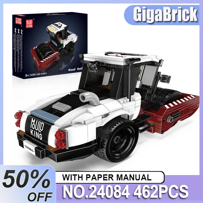 MOULD KING 24084 Display-worthy Road roller Building Blocks Set Bricks Assembly With Original Box Toy Christmas Gift For Kids
MOULD KING 24084 Display-worthy Road roller Building Blocks Set Bricks Assembly With Original Box Toy Christmas Gift For Kids