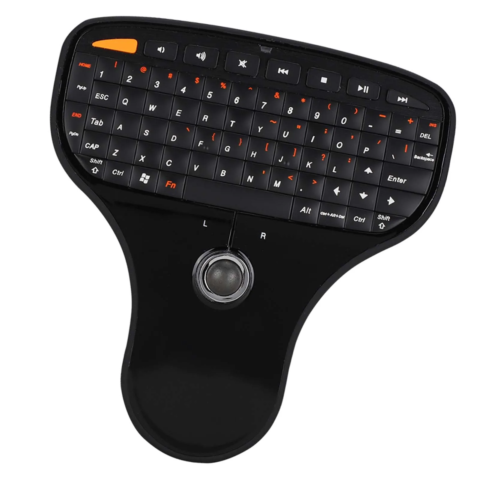 Беспроводная мини-клавиатура N5901 QWERTY с трекболом 2.4G USB для ТВ и компьютера
Беспроводная мини-клавиатура N5901 QWERTY с трекболом 2.4G USB для ТВ и компьютера